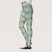 Leggings Illustration de homard, fruits de mer du Maine (Gauche)