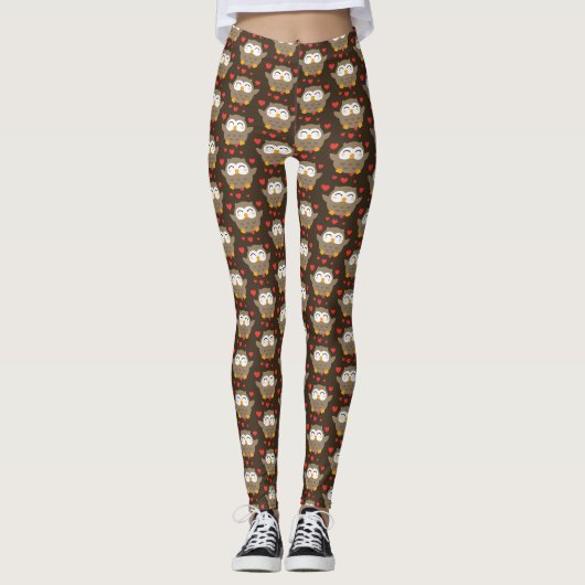 Leggings Illustration de I Owl You (Devant)