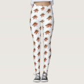 Leggings Illustration de Kentrosaurus (Devant)