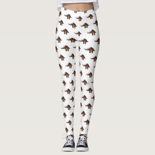 Leggings Illustration de Kentrosaurus (Devant)