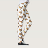 Leggings Illustration de la bande dessinée de poulet de pra (Droite)