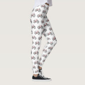 Leggings Illustration de la bande dessinée de vélo (Droite)