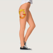 Leggings Illustration de la bibliothèque zodiaque (Droite)