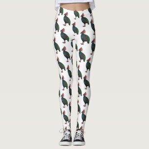 Leggings Illustration de la caricature d'oiseau perdrix en
