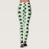 Leggings Illustration de la caricature du dendroctone du rh (Dos)