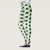 Leggings Illustration de la caricature du dendroctone du rh (Gauche)