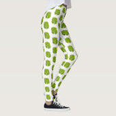 Leggings Illustration de la feuille de limon (Droite)