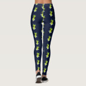 Leggings Illustration de la luciole vert mou (Dos)