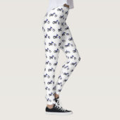 Leggings Illustration de la moto à hélico (Droite)