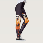 Leggings Illustration de la nuit d'Halloween (Droite)
