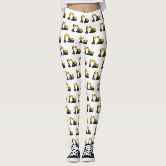 Leggings Illustration de la pelle Crawler (Devant)