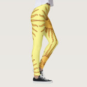 Leggings Illustration de l'art face soleil Thunder_Cove (Droite)