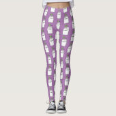 Leggings Illustration de lave-linge mignonne (Devant)