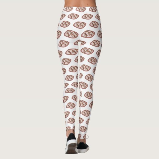 Leggings Illustration de l'éclair de chocolat (Dos)