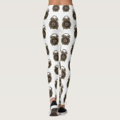 Leggings Illustration de l'horloge d'alarme (Dos)