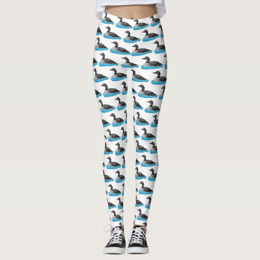 Leggings Illustration de Loon bird (Devant)