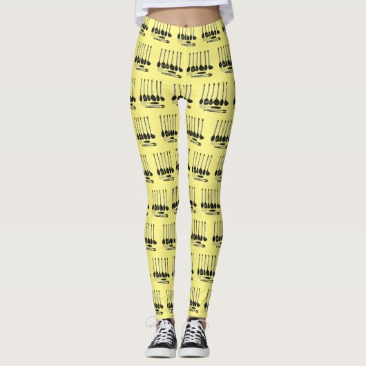 Leggings Illustration de l'ustensile de cuisine (Devant)