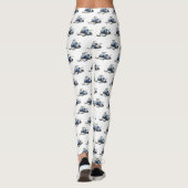 Leggings Illustration de motoneige (Dos)
