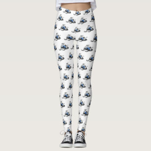 Leggings Illustration de motoneige