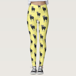 Leggings Illustration de mouflon, mouton