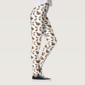 Leggings Illustration de papillon monarque (Droite)