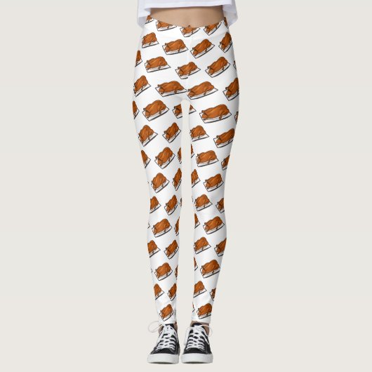 Leggings Illustration de Peking duck (Devant)