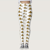 Leggings Illustration de poisson Pleco (Devant)