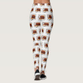 Leggings Illustration de poitrine de dinde rôtie (Dos)