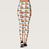 Leggings Illustration de pousse-pousse pédicab (Dos)