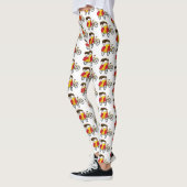 Leggings Illustration de pousse-pousse pédicab (Gauche)
