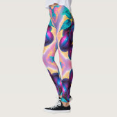 Leggings Illustration de prune (Gauche)