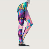 Leggings Illustration de prune (Droite)