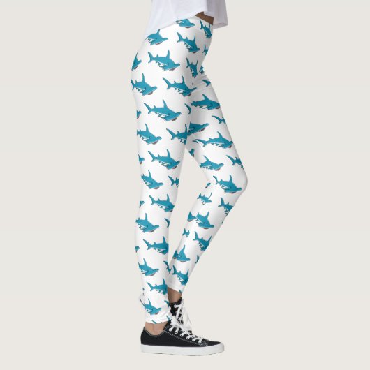 Leggings Illustration de requin marteau (Droite)