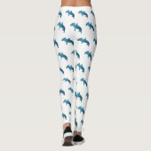 Leggings Illustration de requin marteau (Dos)