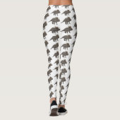 Leggings Illustration de Styracosaurus (Dos)