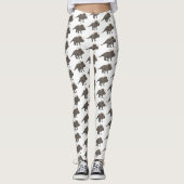 Leggings Illustration de Styracosaurus (Devant)