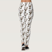 Leggings Illustration de superbe et superbe lyrebird (Dos)