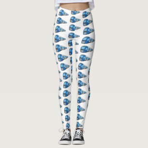 Leggings Illustration de train électrique de dessin animé