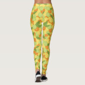 Leggings Illustration d'éclaboussure d'agrume (Dos)