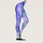 Leggings Illustration des aquarelles de l'espace profond<br><div class="desc">Illustration des aquarelles modernes de l'espace profond.</div>