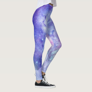 Leggings Illustration des aquarelles de l'espace profond