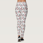 Leggings Illustration des outils de menuiserie (Dos)