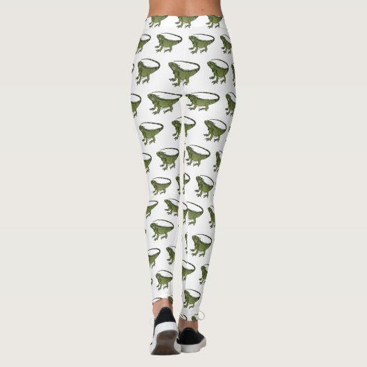 Leggings Illustration d'Iguana (Dos)