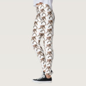 Leggings Illustration d'ocelot mignon (Gauche)