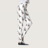 Leggings Illustration d'oiseau de caille de montagne (Droite)