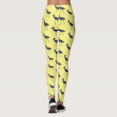 Leggings Illustration d'oiseau de cordonnier (Dos)
