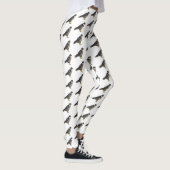 Leggings Illustration d'oiseau de faucon pèlerin (Droite)