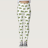 Leggings Illustration d'Okra (Devant)