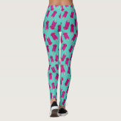 Leggings Illustration drôle de calembour de chien du motif (Dos)