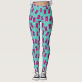 Leggings Illustration drôle de calembour de chien du motif (Devant)
